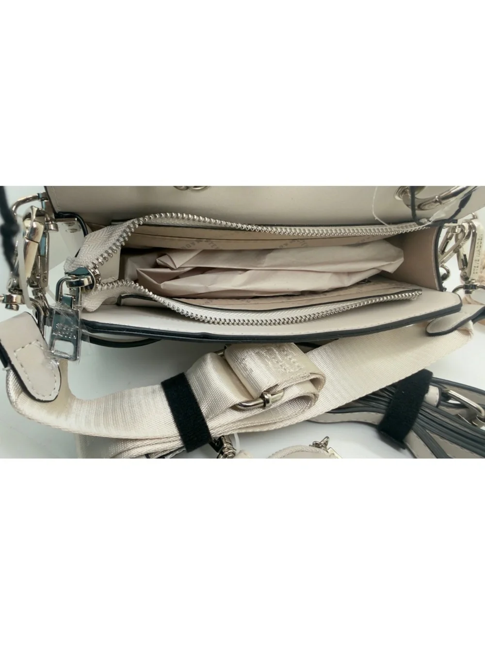Steve Madden Bevlyn Convertible Crossbody Chalk